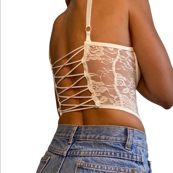 WHITE CORSET TOP🖤 - Picture 2 of 2